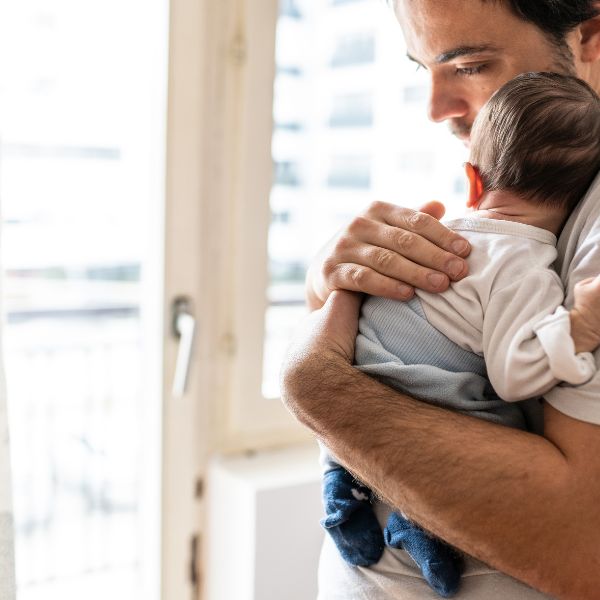 dad and baby